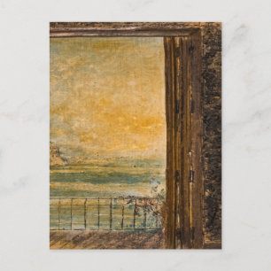 Postkarte - Meerblick Acryl auf Holzmalerei