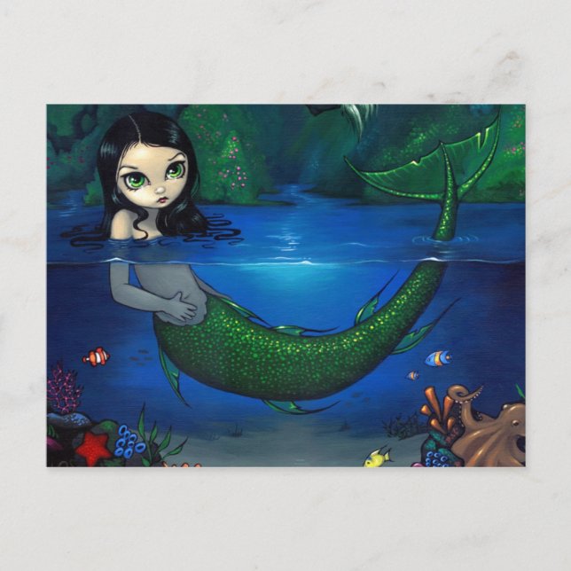 Postkarte "Mermaid in your Grotto" (Vorderseite)