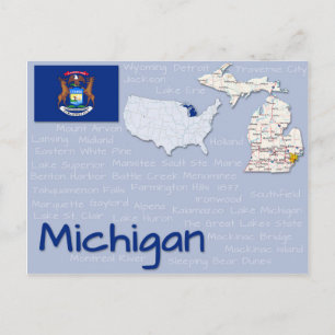 Postkarte "Michigan"