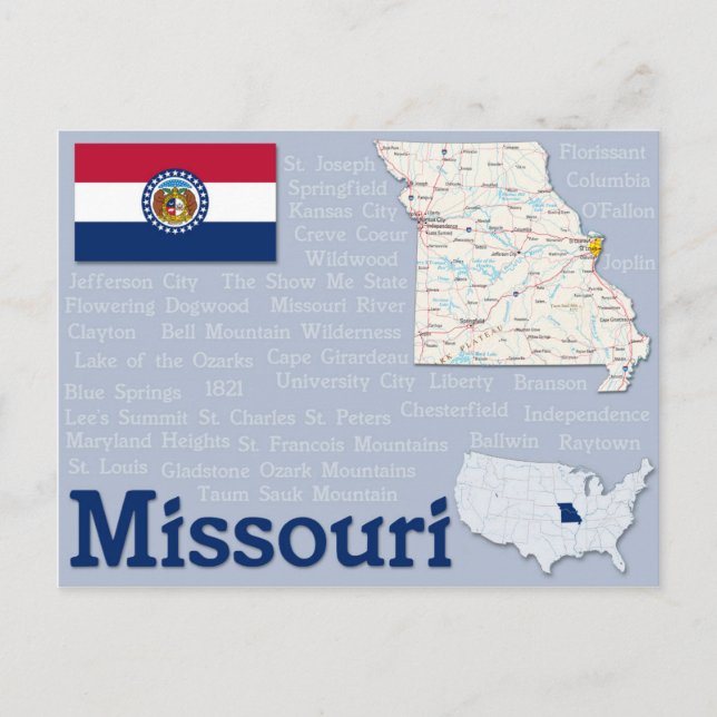 Postkarte "Missouri" (Vorderseite)