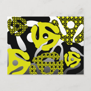 Postkarte mit 45 U/min-Aufnahme