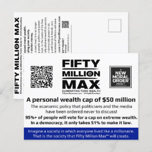 Postkarte mit 50 Millionen Max™-Information (1)