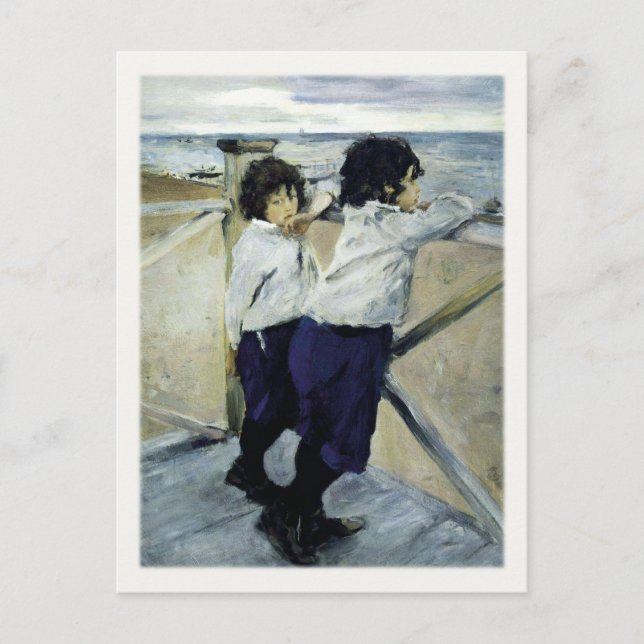 Postkarte mit berühmter Malerei (Vorderseite)