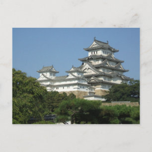 Postkarte mit Blick auf das Schloss Himeji