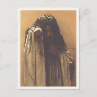 Postkarte mit Carlos Schwabe Gemälde