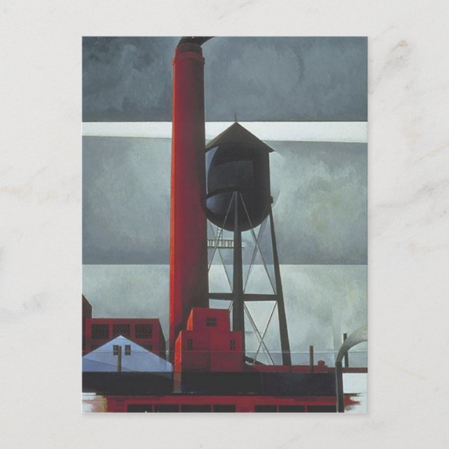 Postkarte mit Charles Demuth-Malerei (Vorderseite)