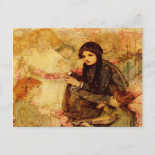Postkarte mit Christabel A. Cockerell Malerei