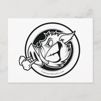 Postkarte mit dem Kopf