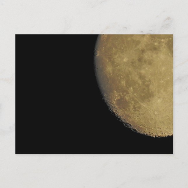 Postkarte mit dem Mond (Vorderseite)
