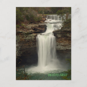 Postkarte mit Desoto Falls