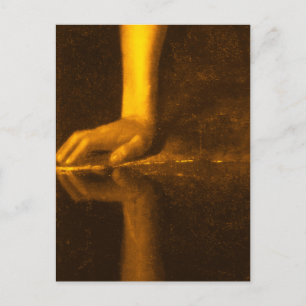 Postkarte mit Detail Caravaggio Malerei