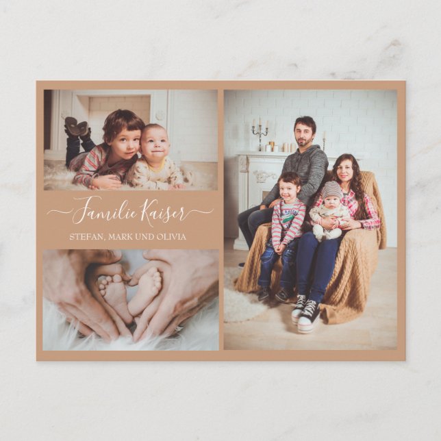 Postkarte mit eigenen Bildern gestalten (Vorderseite)