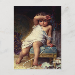 Postkarte mit Emile Munier-Gemälde