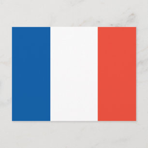 Postkarte mit Frankreich