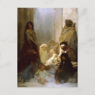 Postkarte mit Gemälde von Gustave Dore