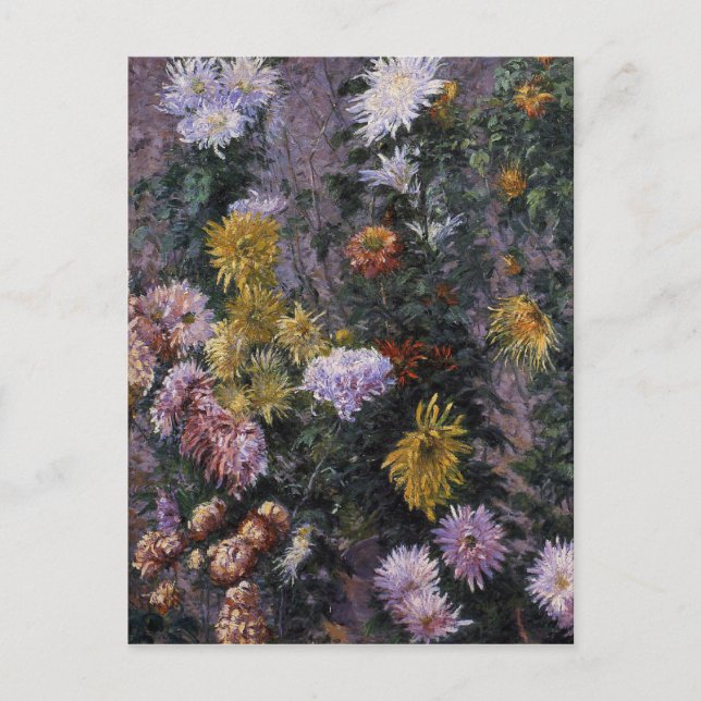 Postkarte mit Gustave Caillebotte Malerei (Vorderseite)