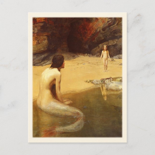 Postkarte mit John Collier-Gemälde (Vorderseite)