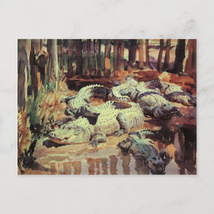 Postkarte mit John Singer Sargent-Malen