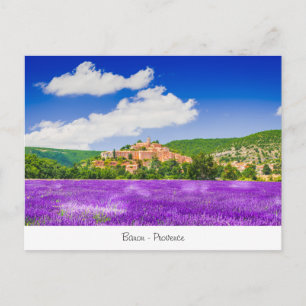 Postkarte mit Lavendel in Banon Provence