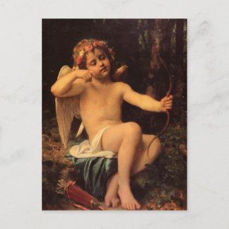 Postkarte mit Léon Bazile Perrault Malerei