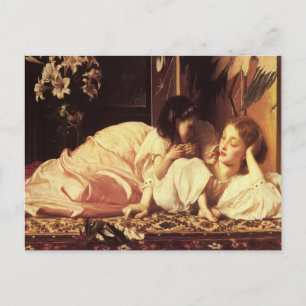 Postkarte mit Lord Frederick Leighton Malerei