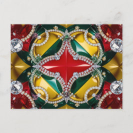 Postkarte mit Los Angeles Colors Design