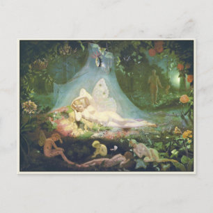 Postkarte mit Malerei Johns Simmons