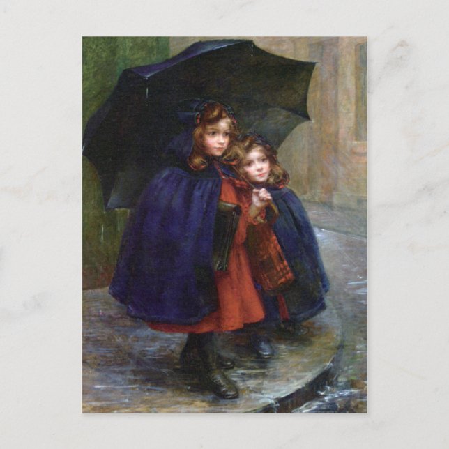 Postkarte mit Marthe Boyer-Breton-Malerei (Vorderseite)