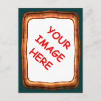 Postkarte mit Rahmen für Ihr Foto