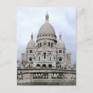 Postkarte mit Sacre Coeur de Paris.