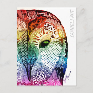 Postkarte mit Samuelj-Design