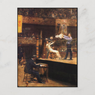 Postkarte mit Thomas Eakins Gemälde