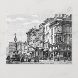 Postkarte mit Vintage-Bild von San Francisco