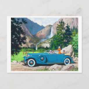 Postkarte mit Vintage-Illustration