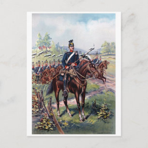Postkarte mit Vintage-Illustration