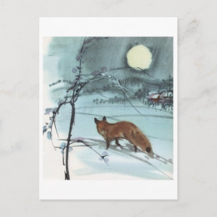 Postkarte mit Vintage-Illustration
