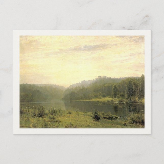 Postkarte mit Waldszene (Vorderseite)