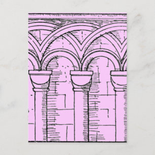Postkarte mittelalterliche Architektur