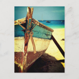 Postkarte - Mittelmeer Spanien Fischerboot