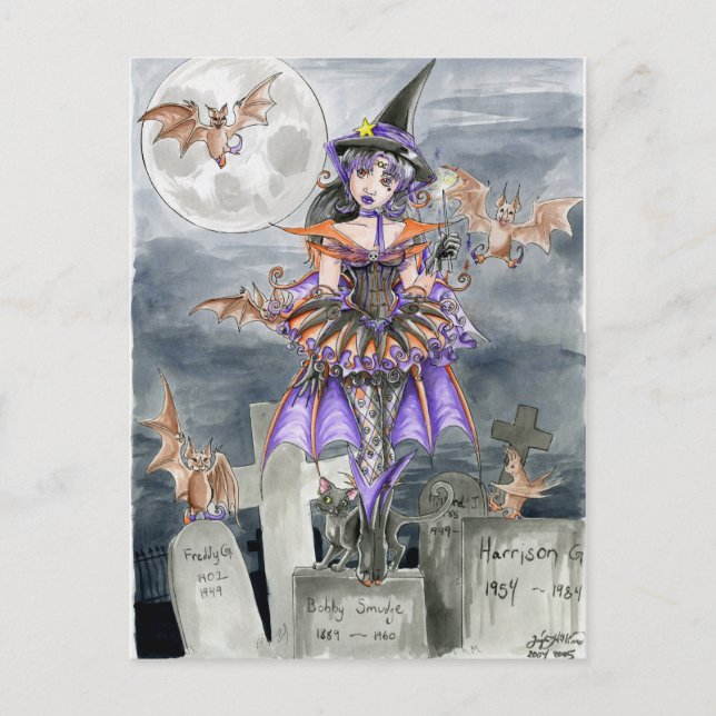 Postkarte "Mitternacht Magie" (Vorderseite)