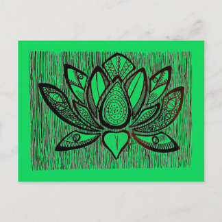 Postkarte "Monster Lotus"