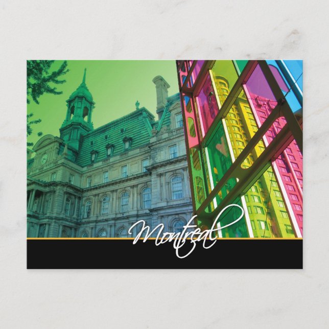 Postkarte Montreal (Vorderseite)