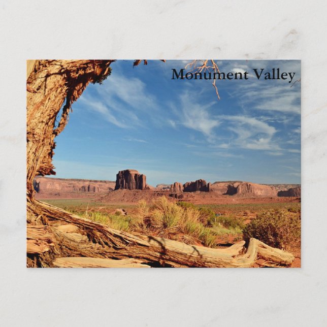 Postkarte - Monument-Tal (Vorderseite)