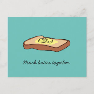 Postkarte "Much Butter Together"