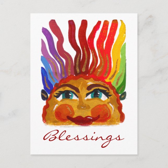 Postkarte nach oben (Vorderseite)