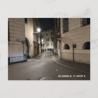 Postkarte - Nachtspaziergang in Vicenza, Italien