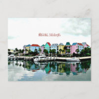 Postkarte Nassau Bahamas