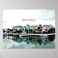 Postkarte Nassau Bahamas