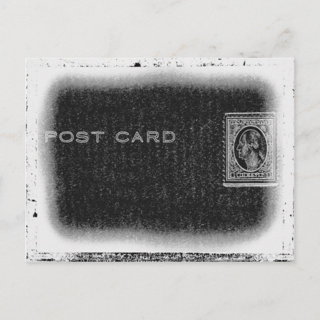 "Postkarte" (negativ) Postkarte (Vorderseite)