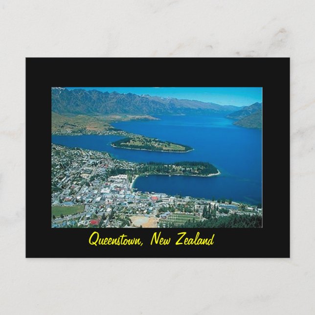Postkarte Neuseeland Queenstown (Vorderseite)
